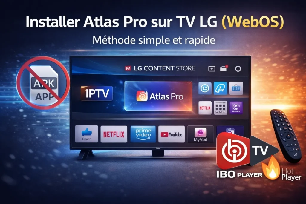Installer Atlas Pro sur TV LG