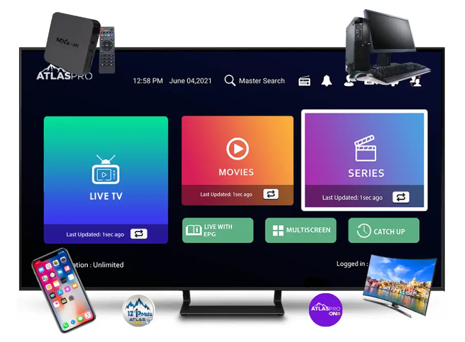 Atlas Ontv compatible avec tous vos appareils